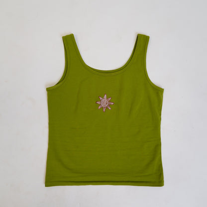 SUNNY STAPLE SINGLET GREEN