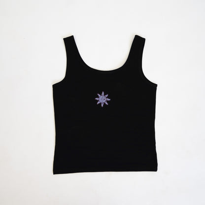 SUNNY STAPLE SINGLET BLACK