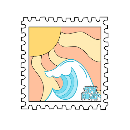 Sunset Stamp Sticker